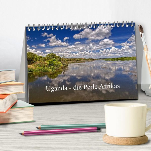 Produktbild: Uganda - die Perle Afrikas (Tischkalender 2026 DIN A5 quer), CALVENDO Monatskalender