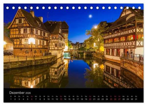 Produktbild: E L S A S S Impressionen (Tischkalender 2026 DIN A5 quer), CALVENDO Monatskalender