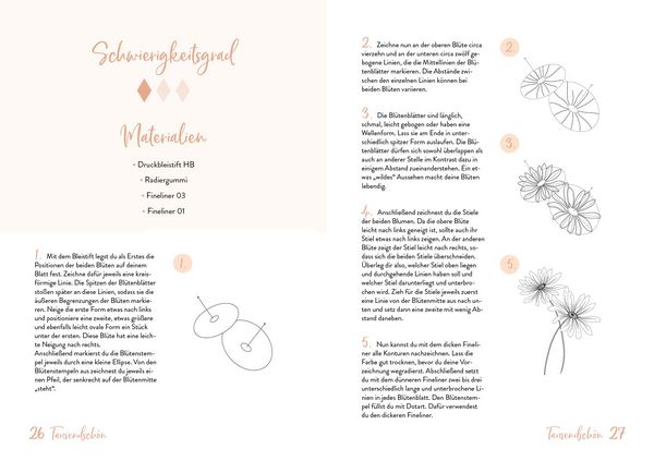 Produktbild: Floral Line Art