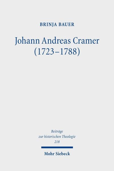 Produktbild: Johann Andreas Cramer (1723&ndash;1788)