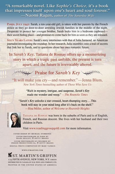 Produktbild: Sarah's Key