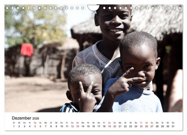 Produktbild: Sambia und der Sambesi (Wandkalender 2026 DIN A4 quer), CALVENDO Monatskalender