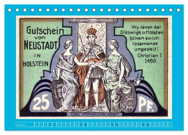 Produktbild: Gru&szlig; aus Neustadt in Holstein (Tischkalender 2026 DIN A5 quer), CALVENDO Monatskalender