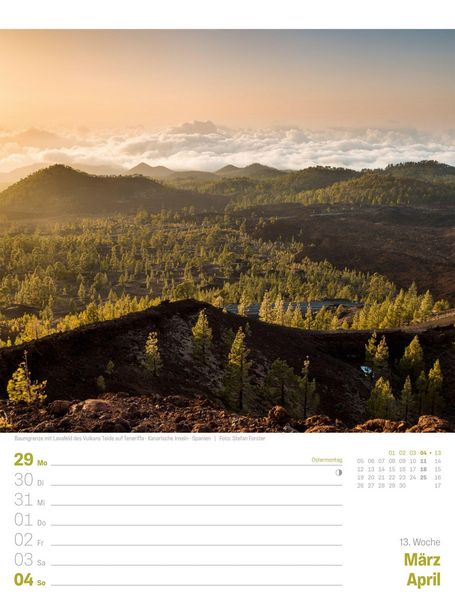 Produktbild: Planet Erde Wochenplaner Kalender 2027 | Landschaften der Welt