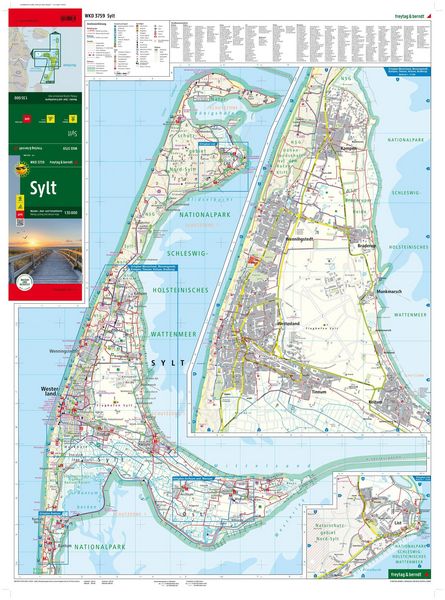 Produktbild: Sylt, Wander-, Rad- und Freizeitkarte 1:35.000, freytag & berndt, WKD 3759