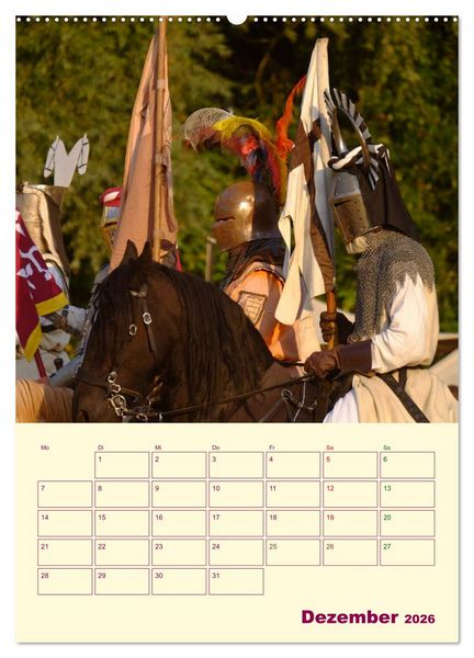 Produktbild: Spektakulum - Mittelalterliches Kalendarium (hochwertiger Premium Wandkalender 2026 DIN A2 hoch), Kunstdruck in Hochglanz