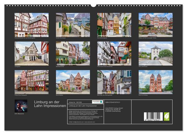 Produktbild: Limburg an der Lahn Impressionen (hochwertiger Premium Wandkalender 2026 DIN A2 quer), Kunstdruck in Hochglanz