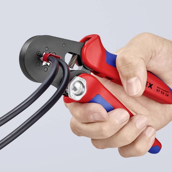 Produktbild: Knipex 97 53 14 Crimpzange Aderendh&uuml;lsen 0.08 bis 16 mm&sup2;