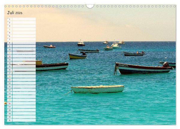 Produktbild: Kapverdische Inseln - Insel Sal (Wandkalender 2026 DIN A3 quer), CALVENDO Monatskalender