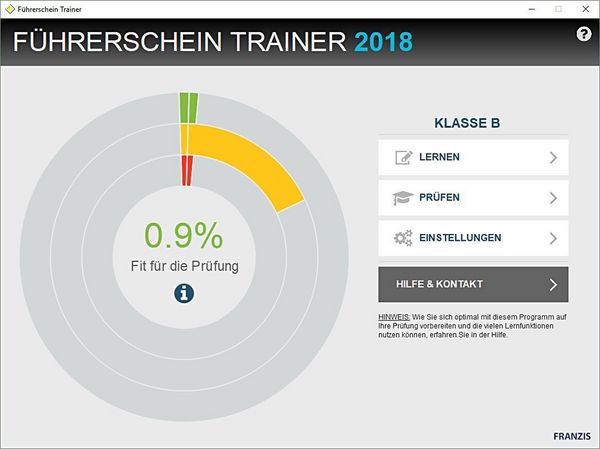 Produktbild: F&uuml;hrerschein Trainer 2018