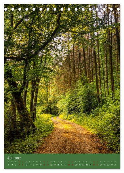 Produktbild: Ich bin dann mal im Wald (Tischkalender 2026 DIN A5 hoch), CALVENDO Monatskalender