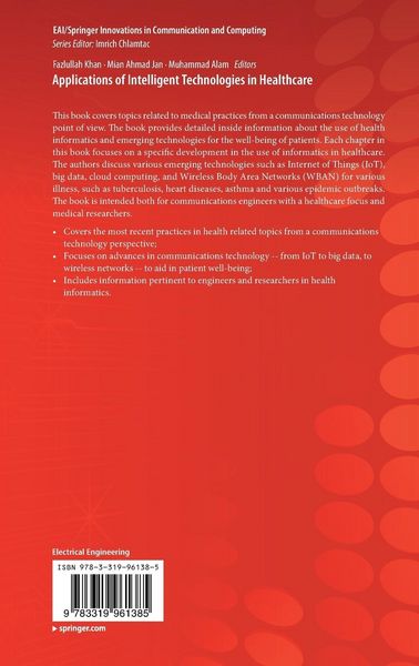 Produktbild: Applications of Intelligent Technologies in Healthcare