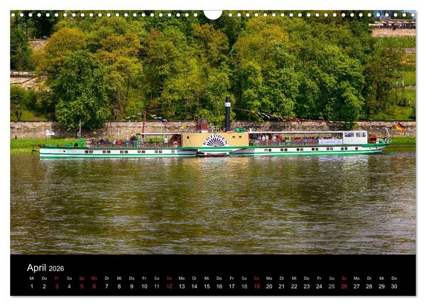 Produktbild: Schaufelraddampfer (Wandkalender 2026 DIN A3 quer), CALVENDO Monatskalender