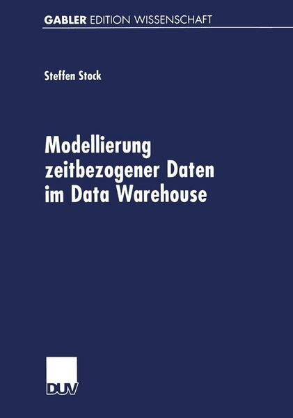 Produktbild: Modellierung zeitbezogener Daten im Data Warehouse