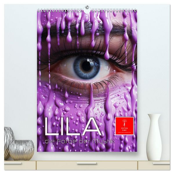 Produktbild: Lila, die Farbe der Mystik (hochwertiger Premium Wandkalender 2026 DIN A2 hoch), Kunstdruck in Hochglanz