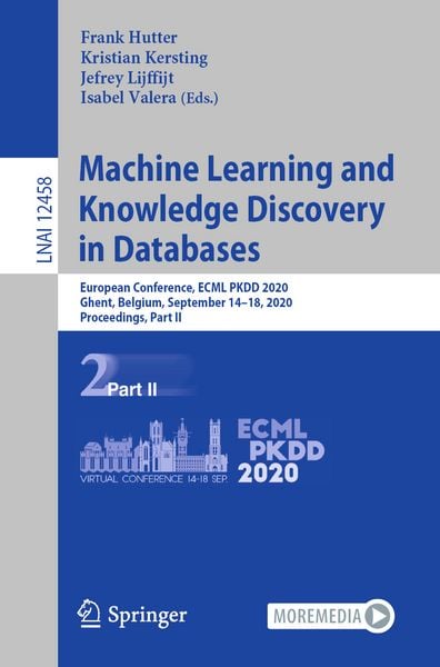 Produktbild: Machine Learning and Knowledge Discovery in Databases