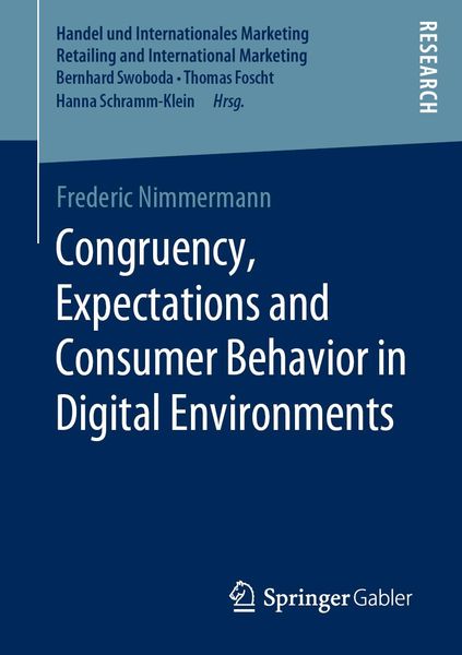 Produktbild: Congruency, Expectations and Consumer Behavior in Digital Environments