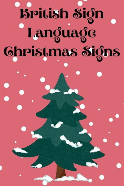 Produktbild: British Sign Language Christmas Signs