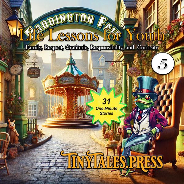 Produktbild: Life Lesson for Youth #5, Friendly, Respect, Gratitude, Responsibility, and Curiosity (Tiny Tales Books, #5)