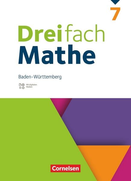 Produktbild: Dreifach Mathe - Baden-W&uuml;rttemberg - 7. Schuljahr
