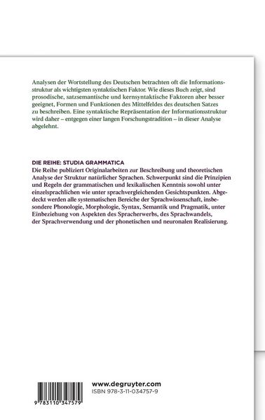 Produktbild: Scrambling ohne Informationsstruktur?
