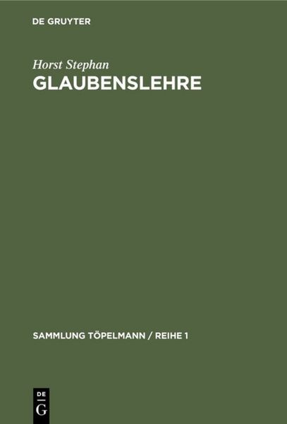 Produktbild: Glaubenslehre
