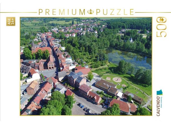 CALVENDO Puzzle Altstadt von Gadebusch | 500 Teile Lege-Größe 48 × 36 cm Foto-Puzzle für Erwachsene