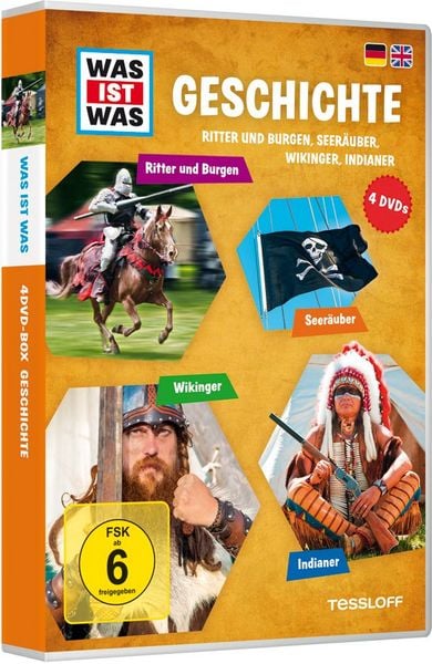 Produktbild: Was ist Was - Box 4/Geschichte [4 DVDs]