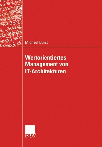 Produktbild: Wertorientiertes Management von IT-Architekturen