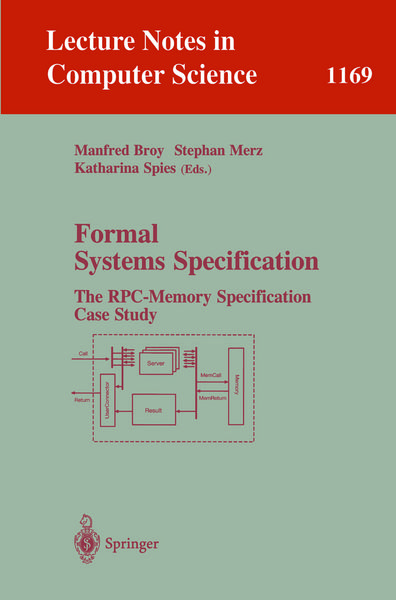 Produktbild: Formal Systems Specification