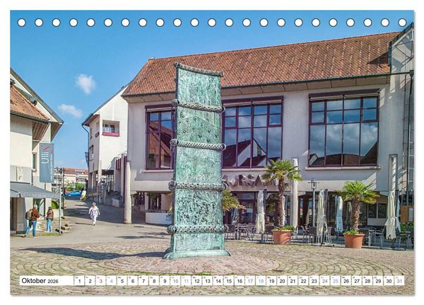 Produktbild: Bad S&auml;ckingen - St&auml;dtle am Hochrhein (Tischkalender 2026 DIN A5 quer), CALVENDO Monatskalender