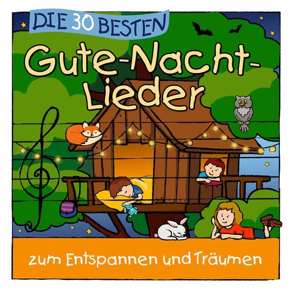 Produktbild: Die 30 besten Gute-Nacht-Lieder zum entspannen und Träumen