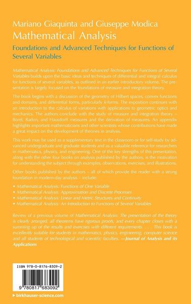 Produktbild: Mathematical Analysis