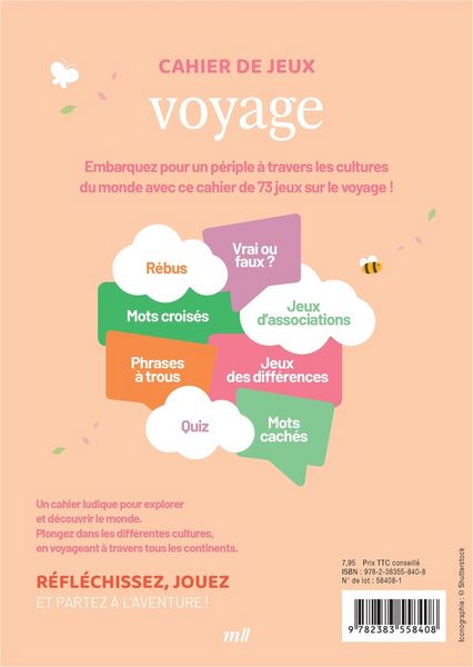 Produktbild: Cahier de jeux voyage : aventure, vacances, d&eacute;tente
