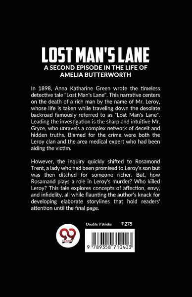 Produktbild: Lost Man'S Lane A Second Episode In The Life Of Amelia Butterworth