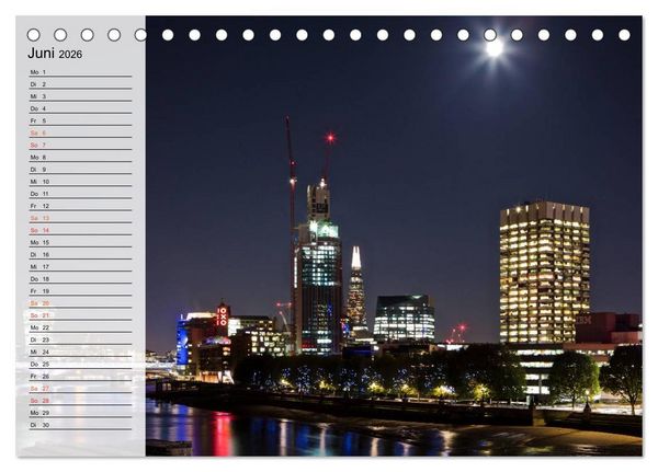 Produktbild: Wundervolles London (Tischkalender 2026 DIN A5 quer), CALVENDO Monatskalender