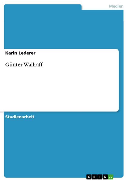 Produktbild: G&uuml;nter Wallraff