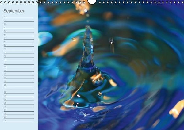Produktbild: Geburtstagskalender "Wasser-Spiele" (Wandkalender immerw&auml;hrend DIN A3 quer)
