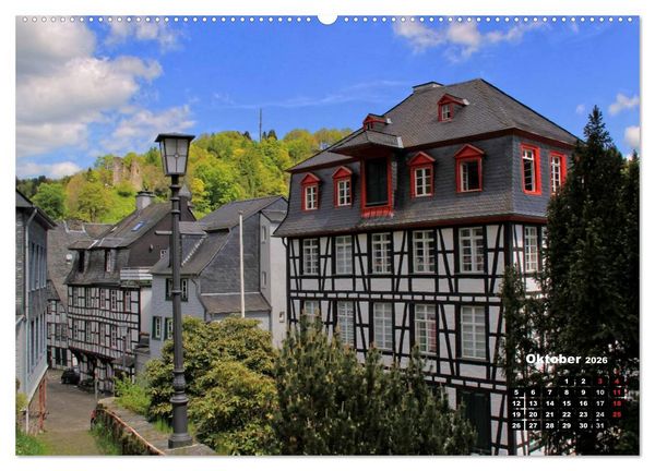 Produktbild: Eine Perle in der Eifel - Monschau (hochwertiger Premium Wandkalender 2026 DIN A2 quer), Kunstdruck in Hochglanz