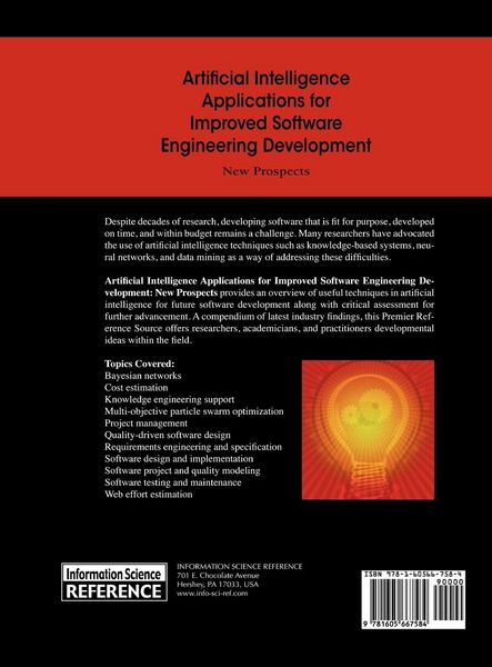 Produktbild: Artificial Intelligence Applications for Improved Software Engineering Development