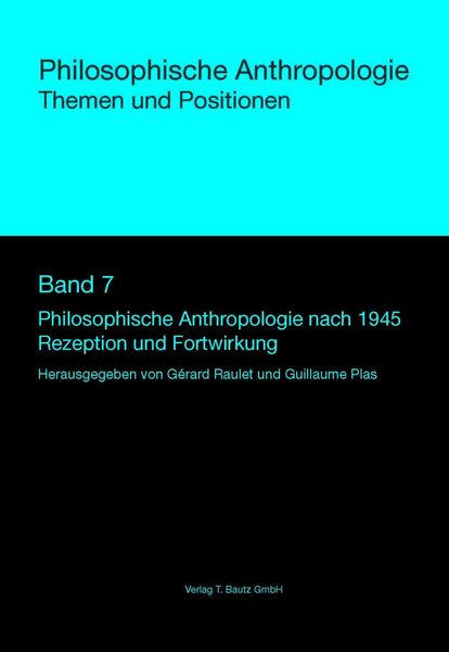 Produktbild: Philosophische Anthropologie nach 1945