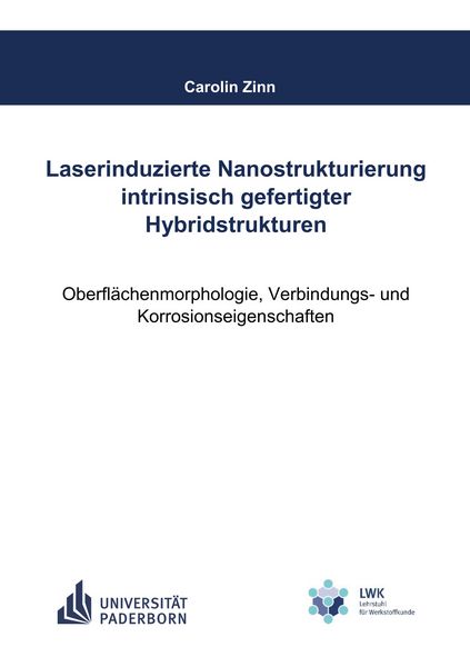 Produktbild: Laserinduzierte Nanostrukturierung intrinsisch gefertigter Hybridstrukturen