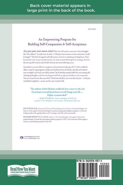 Produktbild: The Mindfulness and Acceptance Workbook for Self-Esteem