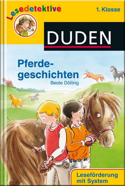 Produktbild: D&ouml;lling, B: Lesedetektive - Pferdegeschichten, 1. Klasse