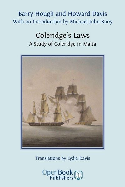 Produktbild: Coleridge's Laws. a Study of Coleridge in Malta.