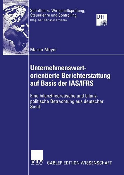 Produktbild: Unternehmenswertorientierte Berichterstattung auf Basis der IAS/IFRS