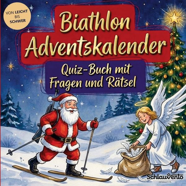 Produktbild: Biathlon-Adventskalender: Quiz-Buch mit Fragen und R&auml;tsel