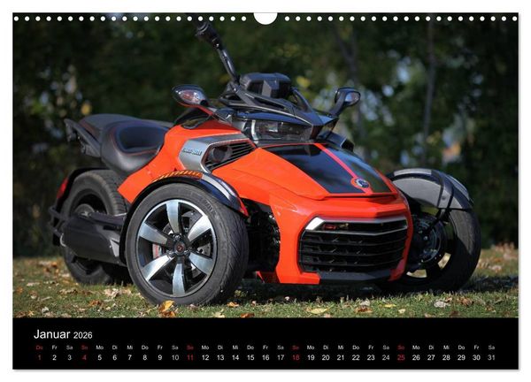 Produktbild: CanAm Spyder F3 (Wandkalender 2026 DIN A3 quer), CALVENDO Monatskalender