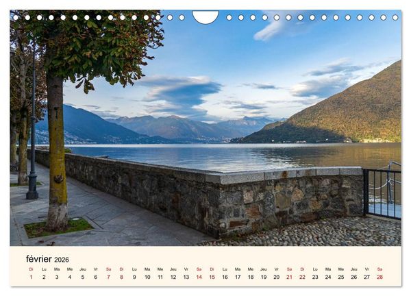 Produktbild: Coup d'&oelig;il sur le Lac Majeur (Calendrier mural 2026 DIN A4 vertical), CALVENDO calendrier mensuel