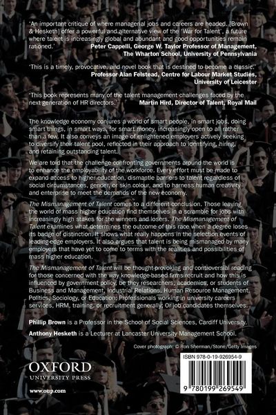 Produktbild: The Mismanagement of Talent